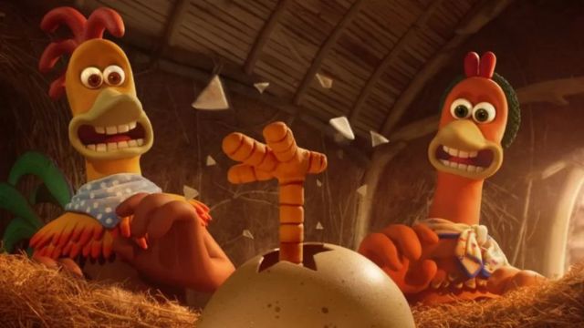 “Chicken Run: Dawn of the Nugget” filmindən səhnə