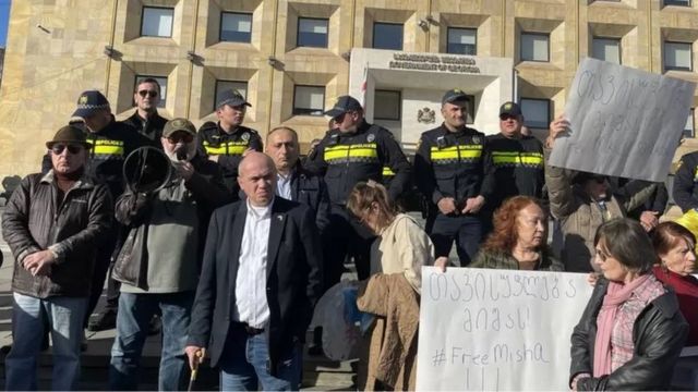 saakashvili Gürcüstan Gürcüstanın keçmiş prezidenti