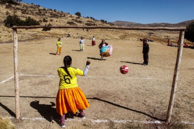 Futbol oyanyan qadınlar, Peru, 16 iyul, 2022-ci il.